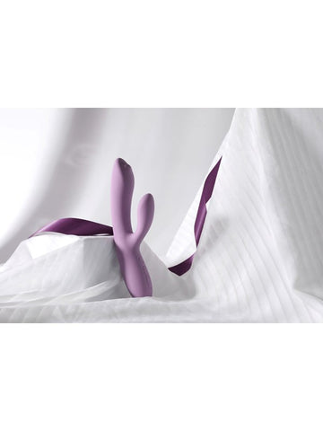 Svakom Trysta Neo G Spot Rabbit Vibrator Romantic Rose Rolling Ball Tech - Rabbit Vibrators