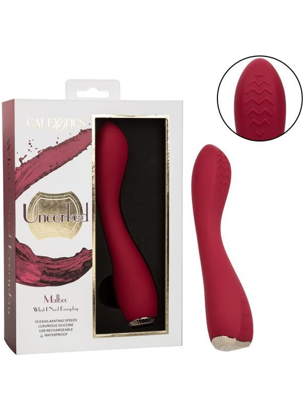 California Exotics Uncorked Malbec Rechargeable G Spot Vibrator 10 Speeds - - G-spot Vibrators