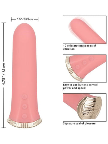California Exotics Uncorked Rose Rechargeable Bullet Vibrator Pink - Bullet Vibrators