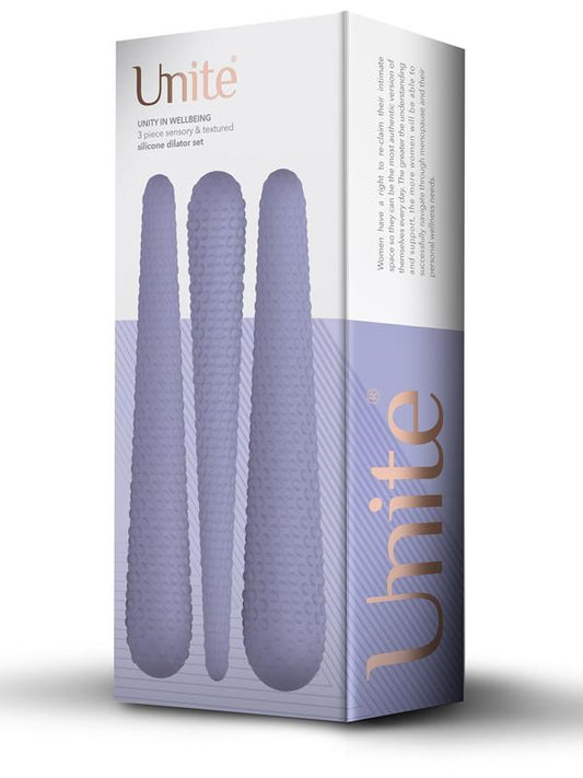 Rocks Off Unite Textured Silicone Dilator Set for Gradual Progression - - Love Eggs and Kegel Exercisers