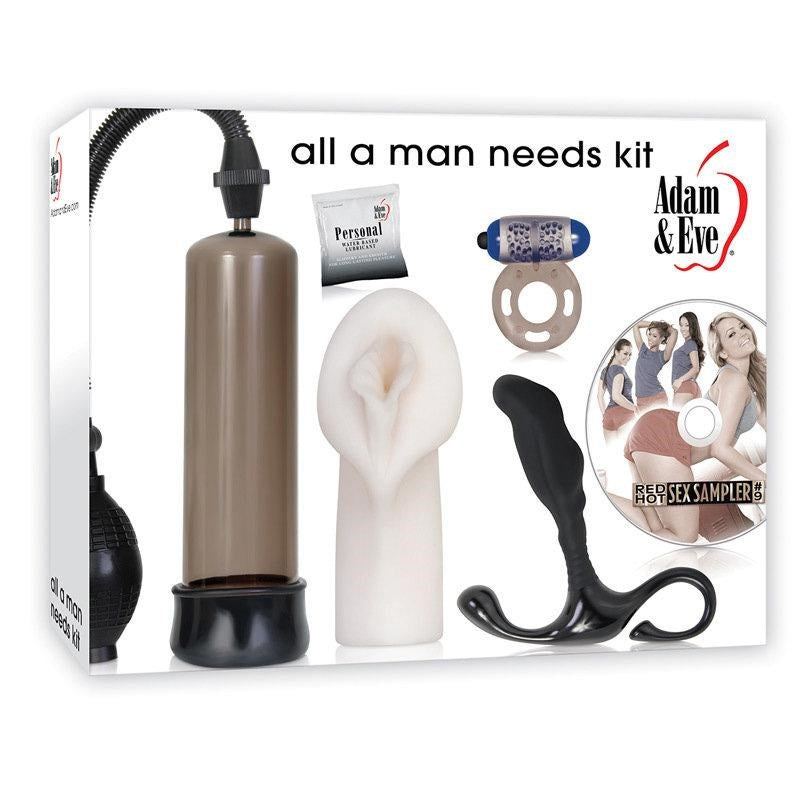 Adam & Eve All A Man Needs Kit Complete Male Enhancement Collection - - Sex Kits