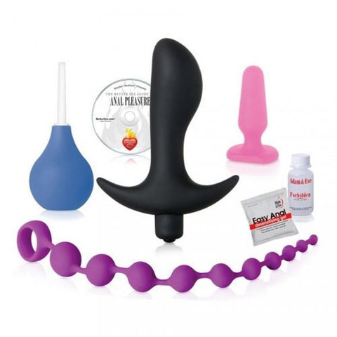 Adam & Eve Silicone Couples Backdoor Pleasure Kit Complete Set - Sex Kits