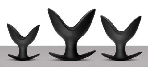 XR Brands Ass Anchors 3 Piece Silicone Anal Anchor Set Progressive Sizes - Sex Kits