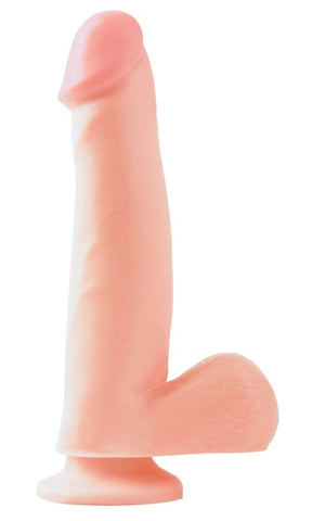 Pipedream Products Basix 7.5 Inch Dong With Suction Cup Flesh - Realistic Dildos