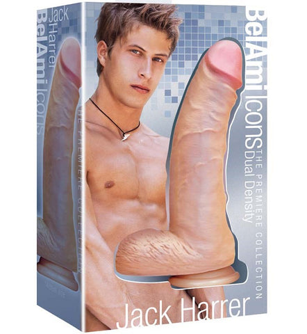 Icon Brands BelAmi Icons Signature Cock Jack Harrer Dual Density Dildo - Realistic Dildos
