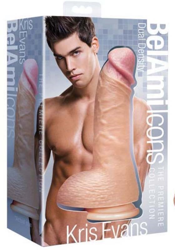 Icon Brands BelAmi Icons Signature Cock Kris Evans Realistic Dildo - - Realistic Dildos