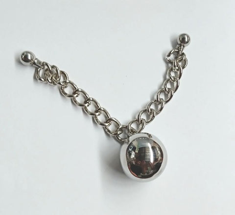 Hells Couture Bens Erotic Ball with Two Chains Weighted Kegel Exerciser - Love Eggs and Kegel Exercisers
