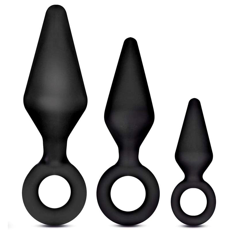 Blush Novelties Luxe Night Rimmer Kit 3 Graduated Anal Butt Plugs - - Sex Kits