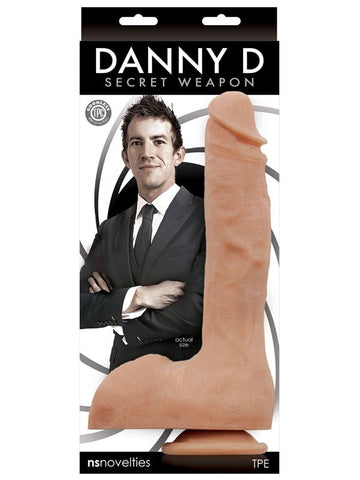 NS Novelties Danny DS Secret Weapon Dong 10.5 Inch Realistic Dildo - Realistic Dildos
