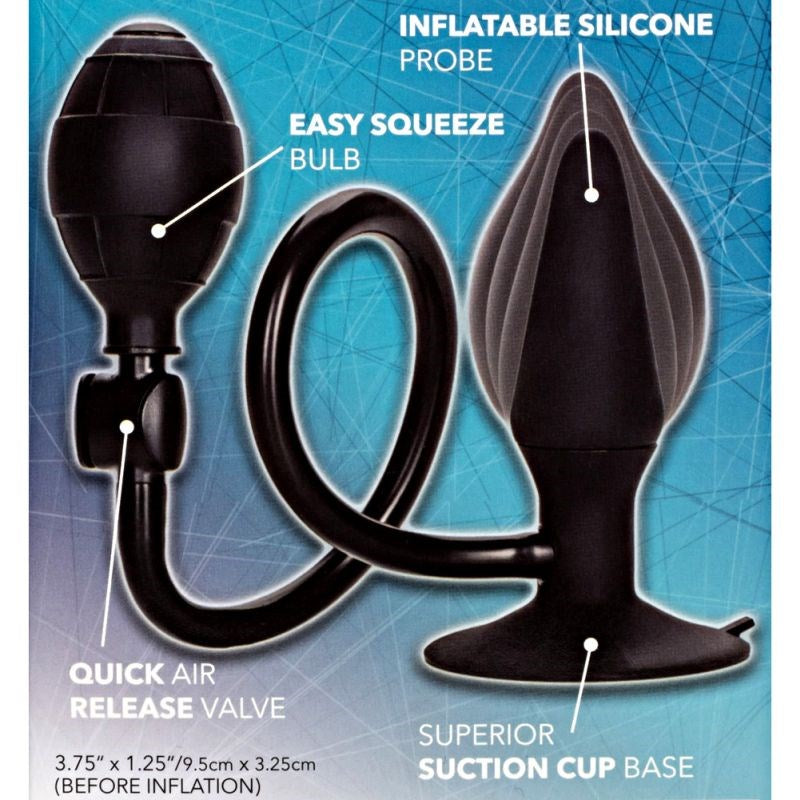 California Exotics Dr. Joel Silicone Inflatable Plug Customizable Anal Play - - Inflatable Dildos and Vibrators