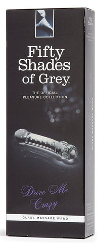 Love Honey Drive Me Crazy Glass Massage Wand - Glass Sex Toys