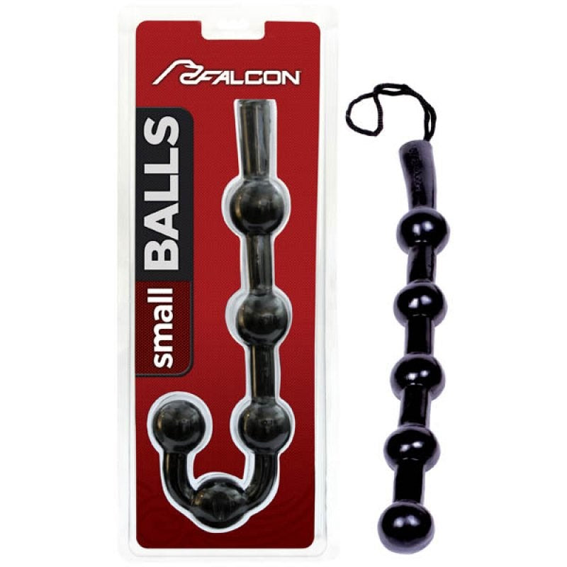 Icon Brands Falcon Balls Small Cream Anal Beads for Anal Stimulation - - Anal Beads and Balls