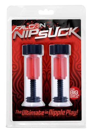 Icon Brands Falcon Nip Suck Adjustable Nipple Pumps for Enhanced Sensitivity - Breast and Nipple Toys