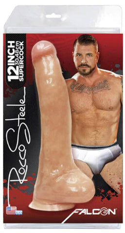 Icon Brands Falcon Super Cock Rocco Steele 12 Inch Realistic Dildo - Realistic Dildos