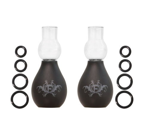 Icon Brands Fashionistas Womens Nipple Suckers with Adjustable Vacuum - Breast and Nipple Toys