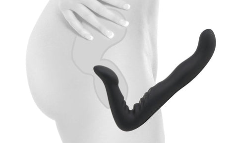 Pipedream Products Fetish Fantasy Elite 8 Inch Strapless Strap On Black Dildo - Strap On Sextoys