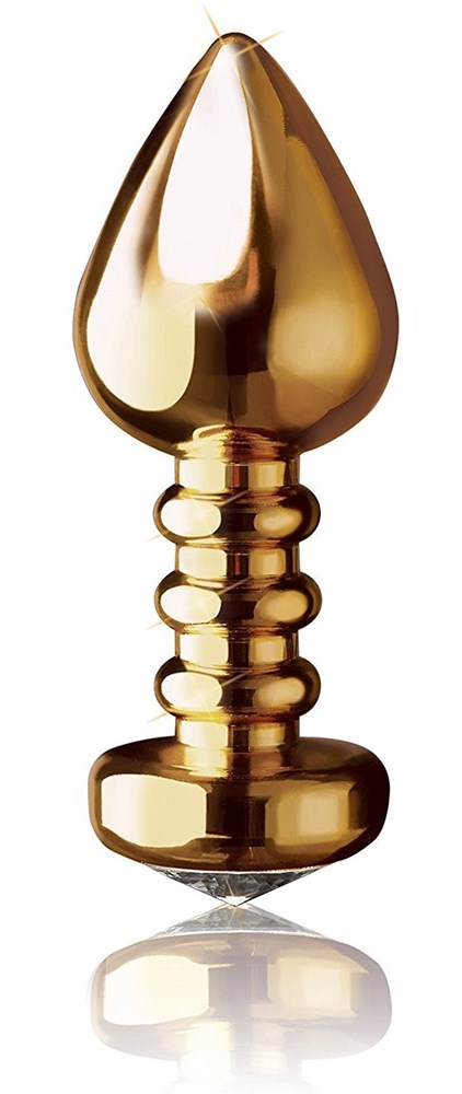 Pipedream Products Fetish Fantasy Gold Luv Backdoor Pleasure Anal Plug - - Steel Sex Toys