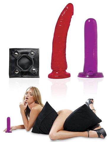 Pipedream Products Fetish Fantasy Bondage Pleasure Pillow Case Set Satin - Strap On Sextoys