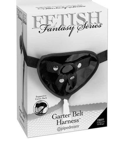 Pipedream Products Fetish Fantasy Series Strap on Garter Belt Harness Set - Strap On Sextoys