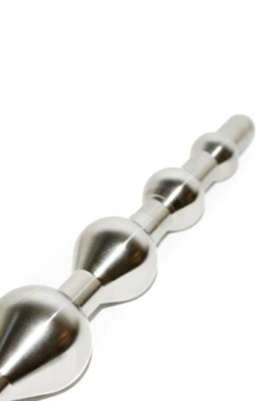 Hells Couture Five Stage Bulbed Steel Sex Probe Progressive Anal Training - - Anal Beads and Balls