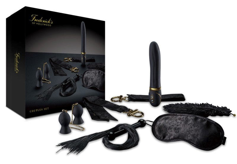 Fredericks of Hollywood Couples Set Premium Silicone Sex Toys for Shared Play - - Sex Kits