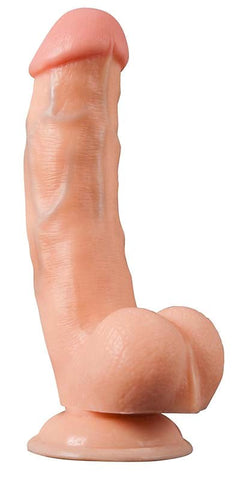 NANMA Corporation G Girl 7.5 Dong with Curved Shaft for G Spot Stimulation - Realistic Dildos