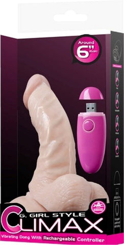 NANMA Corporation G Girl Style Climax Vibrating 6 Dong Version 3 Dildo - Realistic Dildos