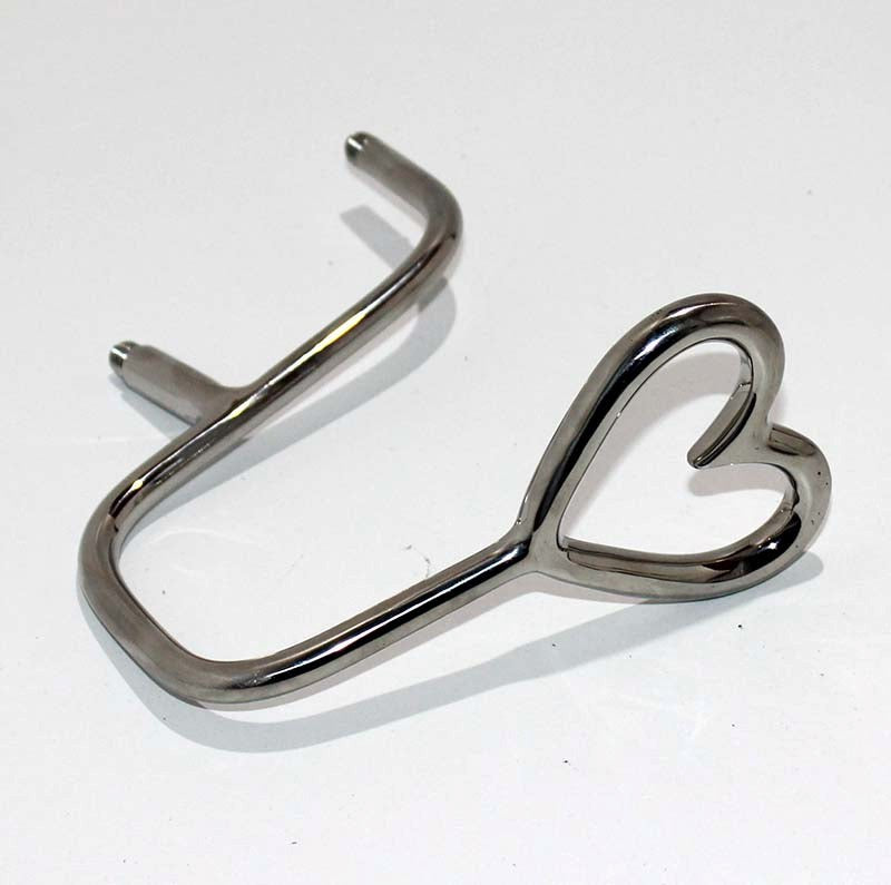 Hells Couture Heart Double T Bar Attachment Premium Vibrating Sex Toy - - Breast and Nipple Toys