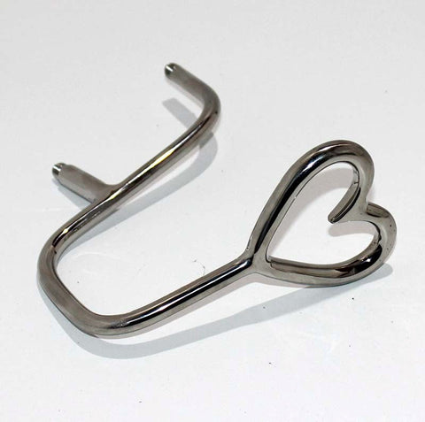 Hells Couture Heart Double T Bar Attachment Premium Vibrating Sex Toy - Breast and Nipple Toys