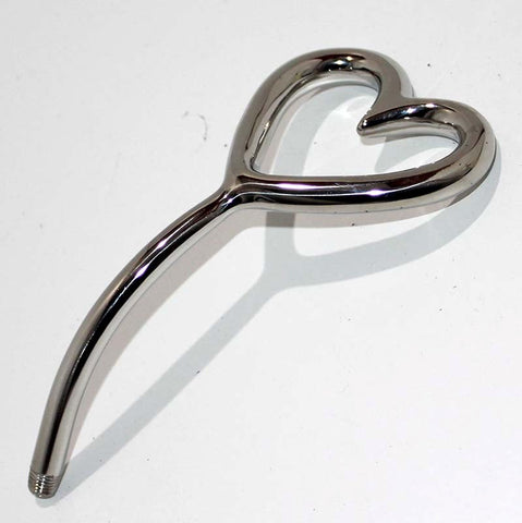 Hells Couture Heart T Handle Attachment Premium Surgical Steel Sex Toy - Breast and Nipple Toys