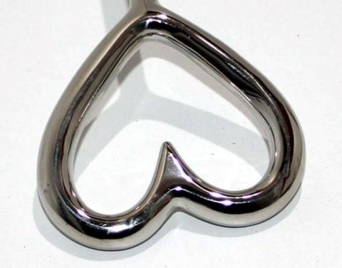 Hells Couture Heart T Handle Attachment Premium Surgical Steel Sex Toy - Breast and Nipple Toys