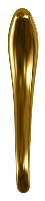 Pipedream Products Icicles Gold Edition G02 Curved Glass Dildo Premium - - Glass Sex Toys