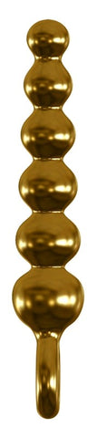 Pipedream Products Icicles Gold Edition G06 Glass Anal Beads with Vibrator - Glass Sex Toys