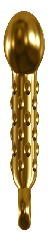 Pipedream Products Icicles Gold Edition G07 Glass P Spot Vibrator - - Glass Sex Toys