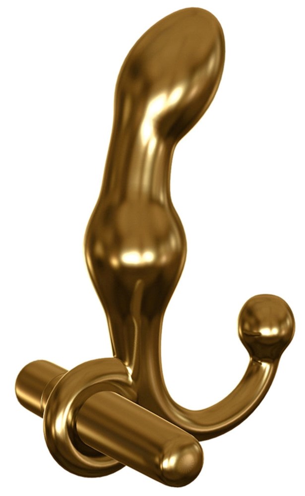 Pipedream Products Icicles Gold Edition G08 Prostate Play Massager - - Glass Sex Toys
