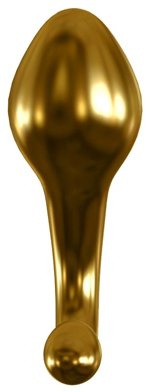 Pipedream Icicles Gold Edition G11 Glass Prostate Massager Hand Blown Glass - - Glass Sex Toys