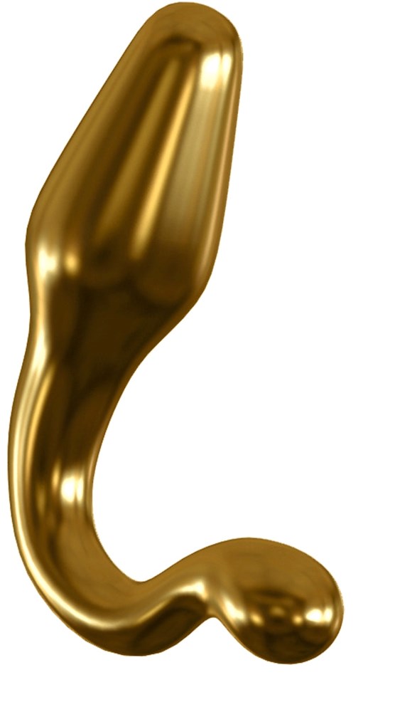 Pipedream Icicles Gold Edition G12 Glass Butt Plug Premium Borosilicate - - Glass Sex Toys