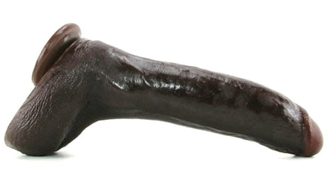 Icon Brands Icon Male Flash Brown 11 inch Vibrating Cock with Powerful Motors - Realistic Dildos