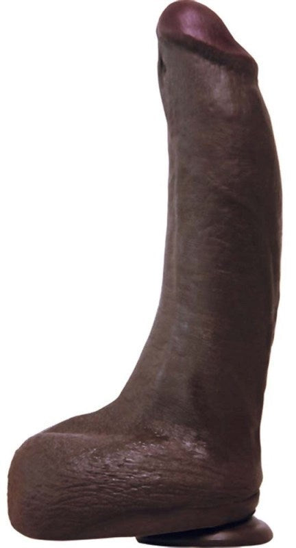 Icon Brands Icon Male Flash Brown Black Cock Addiction Realistic Dildo - - Realistic Dildos