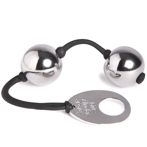 Love Honey Inner Goddess Silver Pleasure Anal Beads and Balls - Love Eggs and Kegel Exercisers
