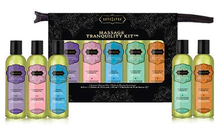 Kama Sutra Massage Tranquility Travel Kit Five Premium Oils for Intimate Touch - - Sex Kits