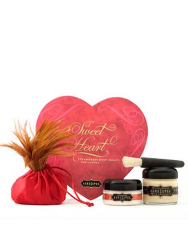 Kama Sutra Sweet Heart Box Strawberry Intimate Sensual Kit - - Sex Kits