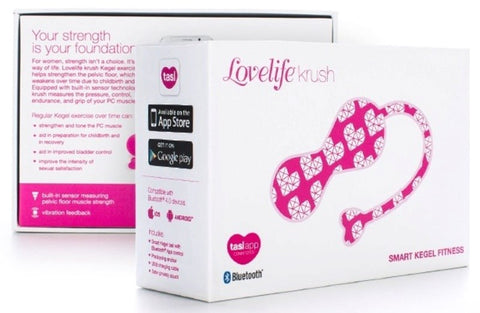 Love Life Products Lovelife Krush Smart Kegel Exerciser with Bluetooth App - Waterproof Vibrators