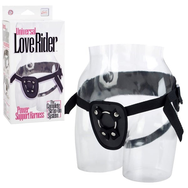 California Exotics Lover Rider Power Support Harness Adjustable Strap On - - Strap On Sextoys