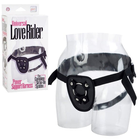 California Exotics Lover Rider Power Support Harness Adjustable Strap On - Strap On Sextoys