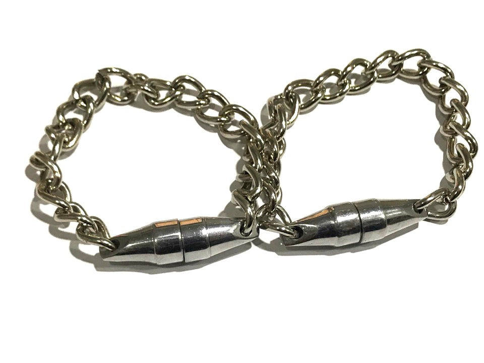 Hells Couture Magnetic Nipple Clamps with Adjustable Pressure Control - - Breast and Nipple Toys