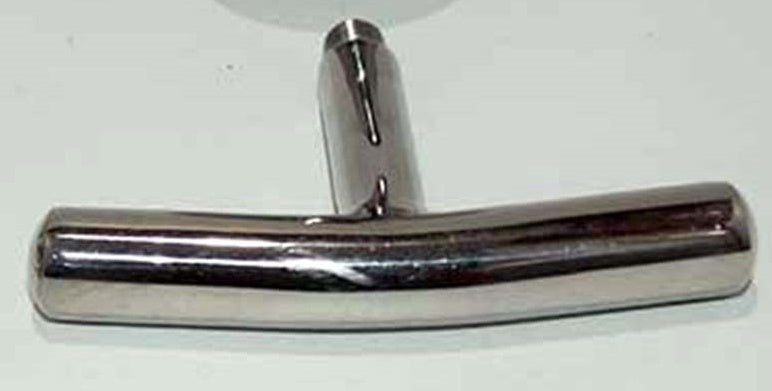 Hells Couture Metal Ram Handler Premium Metal Dildo for Temperature Play - Steel Sex Toys