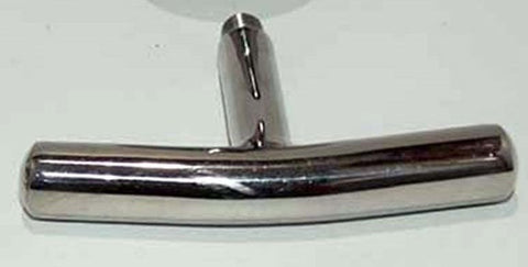 Hells Couture Metal Ram Handler Premium Metal Dildo for Temperature Play - Steel Sex Toys