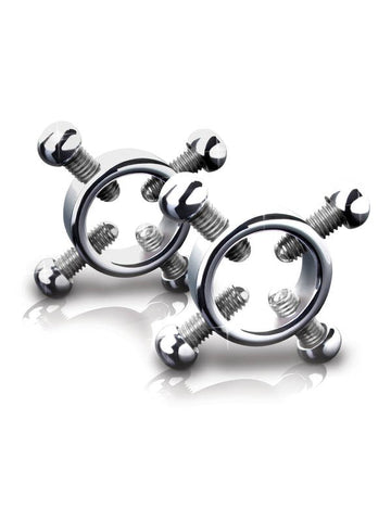 Pipedream Products Metal Worx Nipple Screws Women Adult Toy Premium Steel - Breast and Nipple Toys