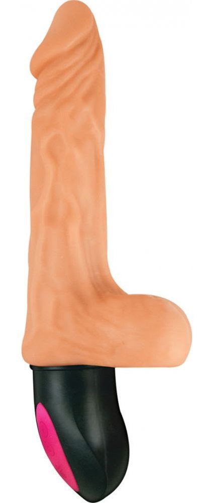 Nasstoys Natural Realskin Hot Cock With Balls Heating Vibrating Dildo - - Realistic Dildos